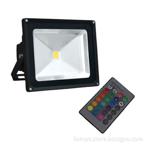 RGB 30W LED Floodlight, 85 to 265V Input Voltage